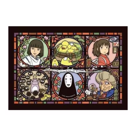 Spirited Away - Stained glass Jigsaw Puzzle 208P No Face-ENSKY-18662