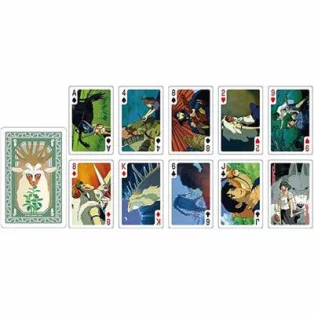 Princess Mononoke - Movie Scenes Playing Cards-ENSKY-80273
