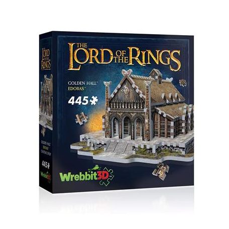 The Lord of the Rings - Wrebbit 3D Puzzle - Golden Hall Edoras - 445pcs-W3D1016