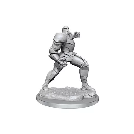 Critical Role Unpainted Miniatures: Platinum Golem-90630