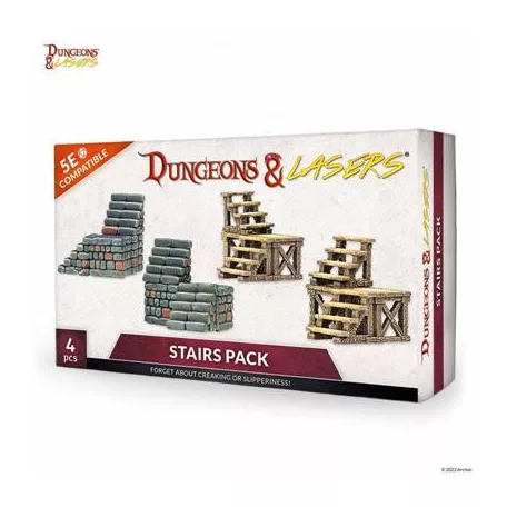 Dungeons & Lasers - Stairs Pack - EN-DNL0038