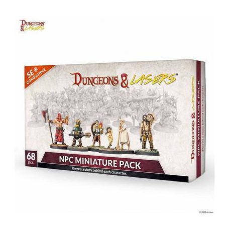 Dungeons & Lasers - NPC Miniature Pack - EN-DNL0043
