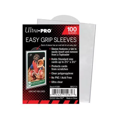 UP - 2-1/2" X 3-1/2" Easy Grip Sleeves (100 Sleeves)-15981