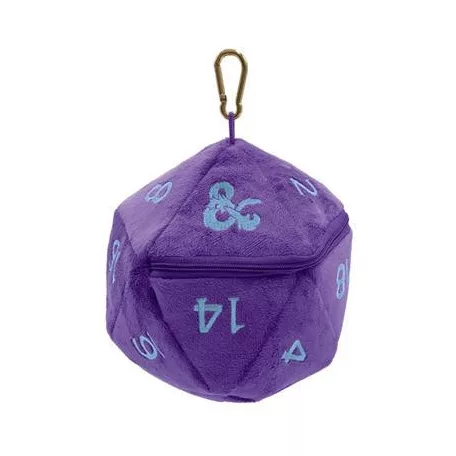 UP - Phandelver Campaign D20 Plush Dice Bag "Royal Purple and Sky Blue" for Dungeons & Dragons-19862