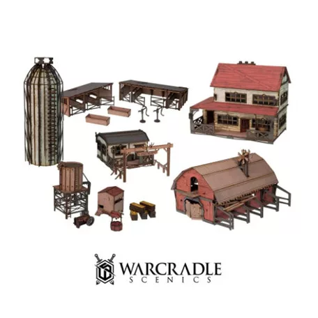 Warcradle Scenics: Buckhorn Ranch Set - EN-WSA570001