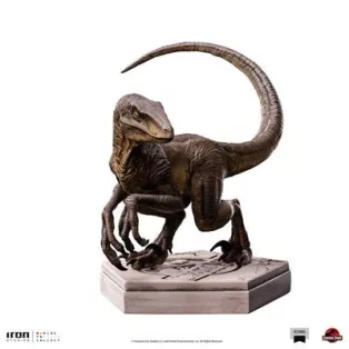 Jurassic Park Icons - Velociraptor C Statue-UNIVJP75222-IC