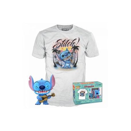 Funko POP! POP & Tee: L&S - Ukelele Stitch (FL)-FK73161