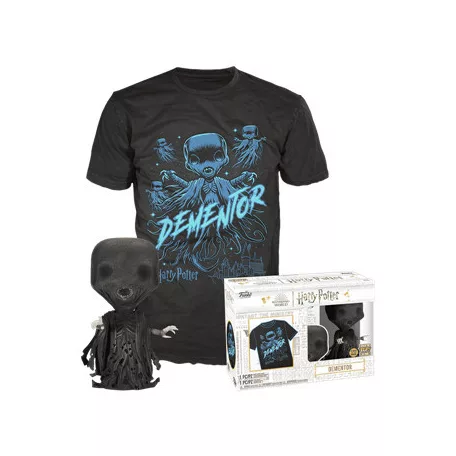 Funko POP! POP & Tee: Harry Potter - Dementor (GL)-FK73129