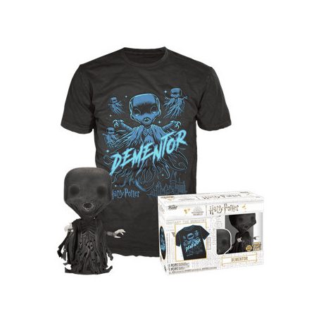 Funko POP! POP & Tee: Harry Potter - Dementor (GL)-FK73130