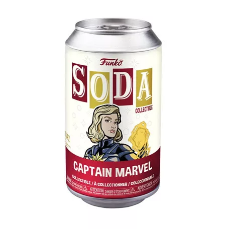 Funko POP! Vinyl SODA: Marvel - Captain Marvel w/Ch (5+1 chase figure)-FK68764