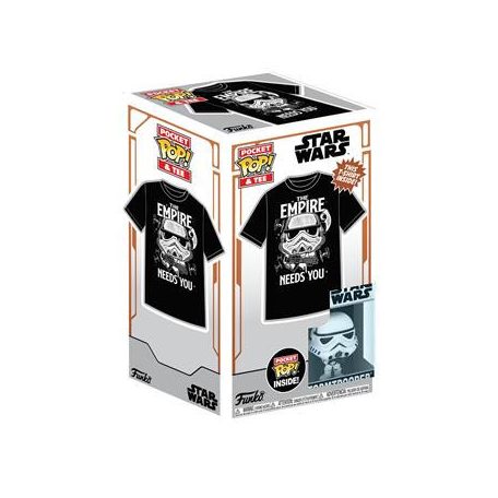 Funko Pocket Pop & Tee: SW - Stormtrooper-FK63522