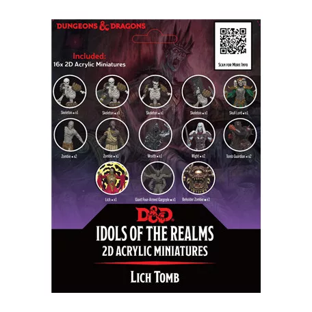 D&D Idols of the Realms: Lich Tomb - 2D Set-94525