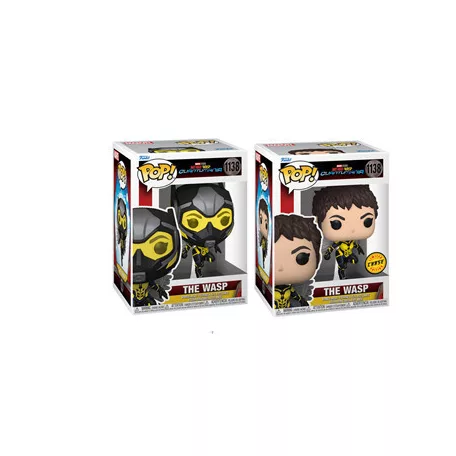 Funko POP! Vinyl: Quantumania - The Wasp w/Chase Assortment (5+1 chase figure)-FK70491