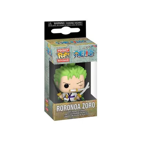 Funko POP! Keychain: One Piece - Roronoa Zoro-FK61371