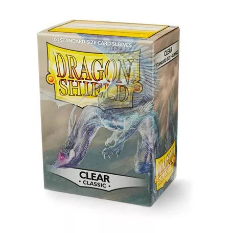 Dragon Shield Standard Sleeves - Clear (100 Sleeves)-AT-10001