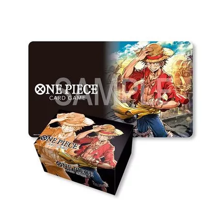One Piece Card Game - Playmat and Storage Box Set -Monkey.D.Luffy--2677477