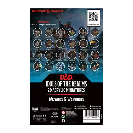 D&D Idols of the Realms: Wizards & Warriors - 2D Set-94524