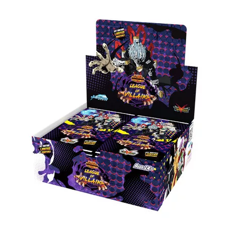 My Hero Academia CCG Series 4: League of Villains First Edition Booster Display (24 packs) - EN-JASUVS04B