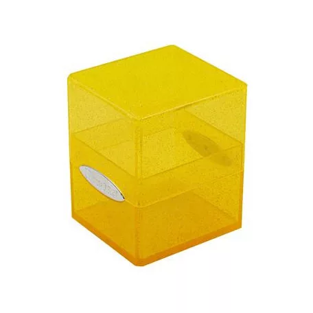 UP - Satin Cube - Glitter Yellow-16012