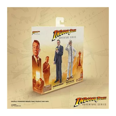 Indiana Jones Adventure Series Marcus Brody & René Belloq (Ark Showdown)-F88445L0