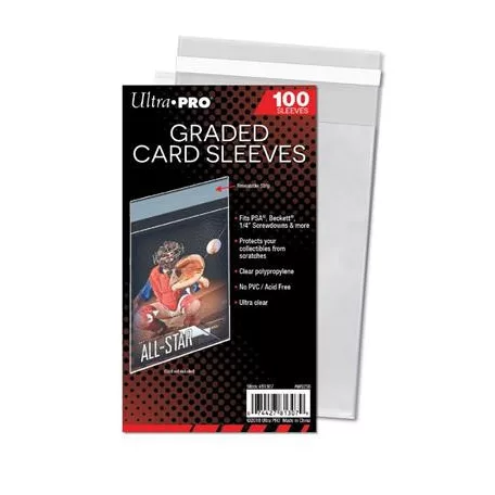 UP - Standard Sleeves - Graded Card Sleeves Resealable (100 Sleeves)-81307