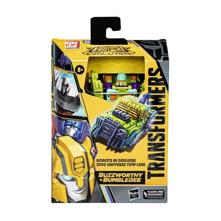 Transformers Buzzworthy Bumblebee Legacy: Evolution Robots in Disguise 2000 Universe Tow-Line-F70175L0