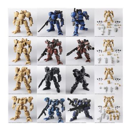 Front Mission Structure Arts 1/72 Scale Plastic Model Kit Series Vol. 4 (Display)-XWONDZZZ16