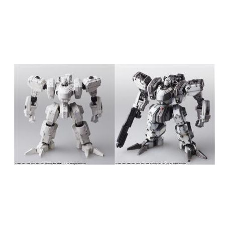 Front Mission Structure Arts 1/72 Scale Plastic Model Kit Series Vol. 4 Zenith Dv White (Set Of 4)-XWONDZZZ17