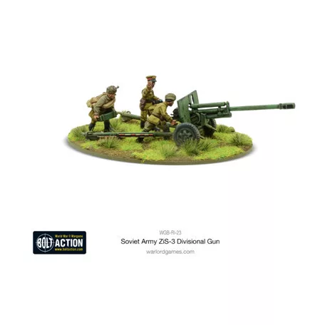 Bolt Action - Soviet ZIS-3 76mm Divisional Gun - EN-WGB-RI-23