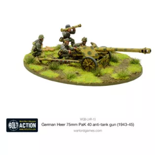 Bolt Action - German Heer 75mm PaK 40 anti-tank gun (1943-45) - EN-WGB-LHR-13