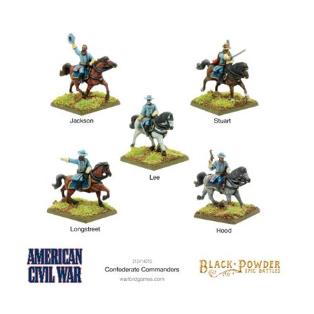 Black Powder Epic Battles - American Civil War Confederate Commanders - EN-312414010