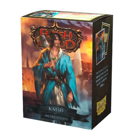 Dragon Shield Flesh and Blood License Standard Matte Art Sleeves - Katsu (100 Sleeves)-AT-16080