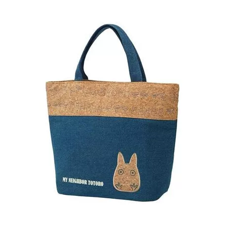 My Neighbor Totoro - Ghibli - Lunch Bag cork & denim style-SKATER-38935