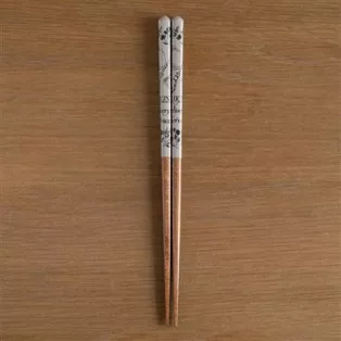 Kiki's Delivery Service - Ghibli - Lacquered Chopsticks 21cm brown sketches-SKATER-60173