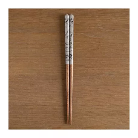 Kiki's Delivery Service - Ghibli - Lacquered Chopsticks 21cm brown sketches-SKATER-60173