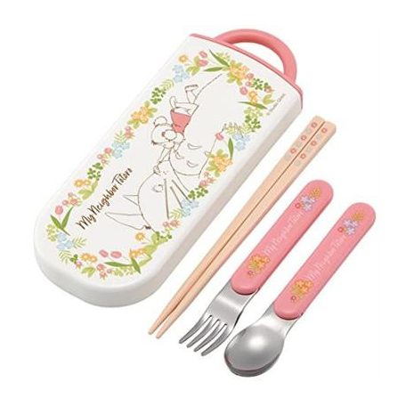 Ghibli - Chopsticks Spoon Fork Set Mei & Totoro - My Neighbor Totoro-SKATER-60939