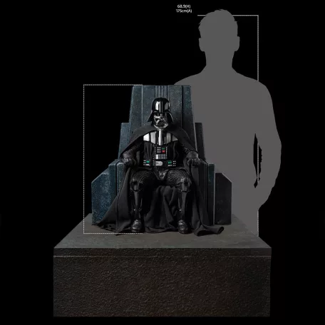 Star Wars - Darth Vader on Throne - Legacy Replica 1/4-LUCSWR79422-14