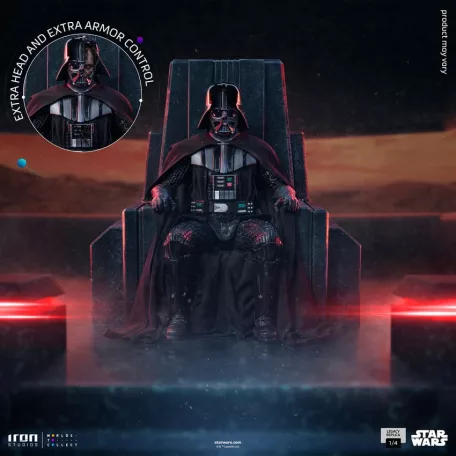Star Wars - Darth Vader on Throne - Legacy Replica 1/4-LUCSWR79422-14