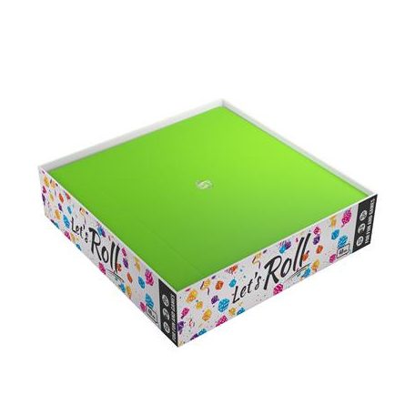 Gamegenic - Magnetic Dice Tray Square Black/Green-GGS60048ML