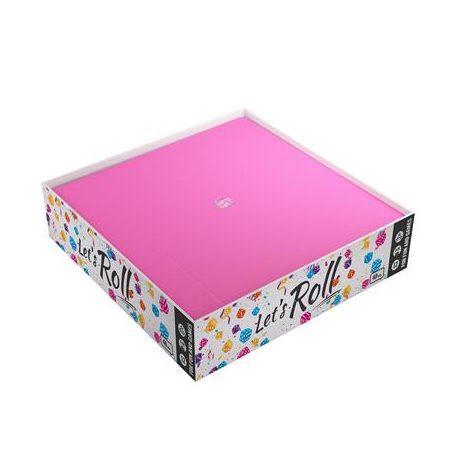 Gamegenic - Magnetic Dice Tray Square Black/Pink-GGS60049ML
