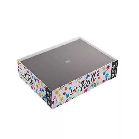 Gamegenic - Magnetic Dice Tray Rectangular Black/Gray-GGS60052ML