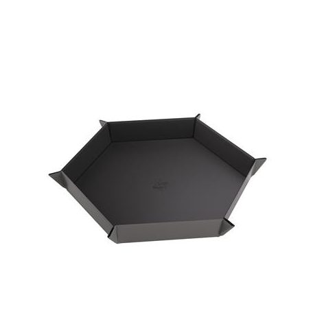Gamegenic - Magnetic Dice Tray Hexagonal Black/Gray-GGS60058ML