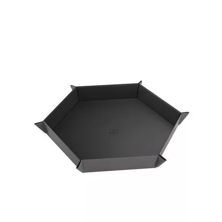 Gamegenic - Magnetic Dice Tray Hexagonal Black/Gray-GGS60058ML