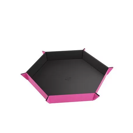Gamegenic - Magnetic Dice Tray Hexagonal Black/Pink-GGS60061ML