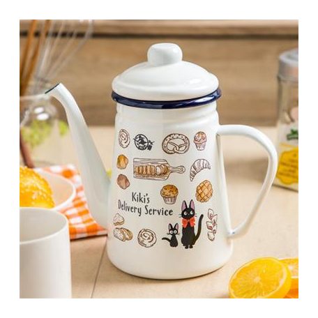 Enamel Tea Pot Viennese pastries 1,1l - Kiki's Delivery Service-SKATER-59263