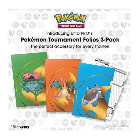 UP - 3-pack Tournament Folio (Series 1) for Pokémon-16098