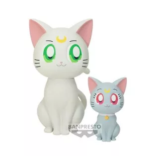Sailor Moon: Cosmos The Movie - Banpresto SOFVIMATES Figure - Artemis & Diana-BP88174P