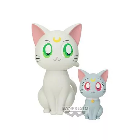 Sailor Moon: Cosmos The Movie - Banpresto SOFVIMATES Figure - Artemis & Diana-BP88174P