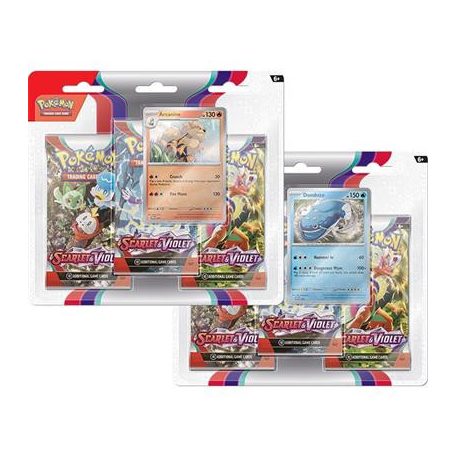 PKM - Scarlet & Violet 1 3-Pack Booster Display (24 Packs)  - EN-184-87328