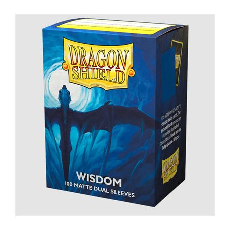Dragon Shield Standard size Matte Dual Sleeves - Wisdom (100 Sleeves)-AT-15057
